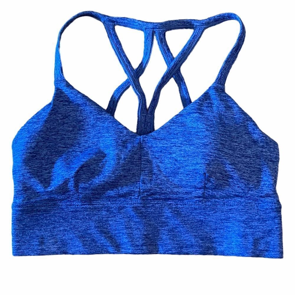 🆕 Joy Lab Dazzling Blue Strappy Sports Bra